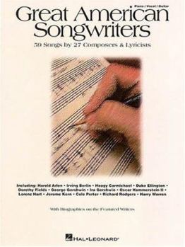Paperback Great American Songwriters Piano, Vocal and Guitar Chords Book