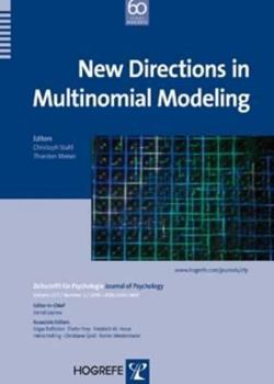 Paperback New Directions in Multinomial Modeling (Zeitschrift Fur Psychologie/Journal of Psychology) Book