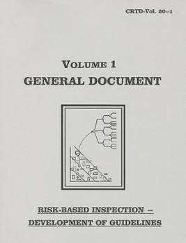 Paperback Risk-Based Inspection Development of Guidelines, General Document Book
