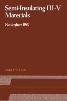 Paperback Semi-Insulating III-V Materials: Nottingham 1980 Book