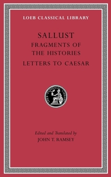 Hardcover Fragments of the Histories. Letters to Caesar Book