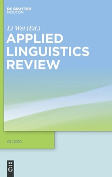 Hardcover Applied Linguistics Review. 2010 1 Book