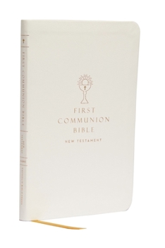 Imitation Leather Nabre, New American Bible, Revised Edition, Catholic Bible, First Communion Bible: New Testament, Leathersoft, White: Holy Bible Book