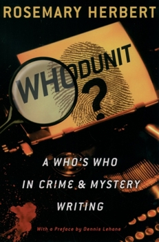 Paperback Whodunit?: A Who's Who in Crime & Mystery Writing Book