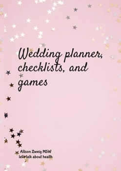 Paperback Bridal Planning Guide and Games: pink and rose gold Book