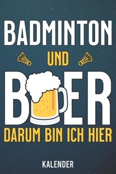 Kalender: 2020 A5 1 Woche 2 Seiten - 110 Seiten - Badminton und Bier (German Edition)