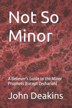 Paperback Not So Minor: A Believer's Guide to the Minor Prophets (Except Zechariah) Book