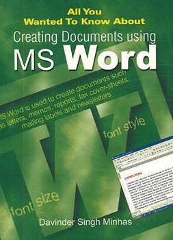 Paperback MS Word (All You Wanted to Know About) (All You Wanted to Know About) Book