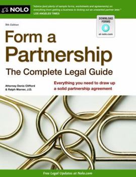 Paperback Form a Partnership: The Complete Legal Guide Book