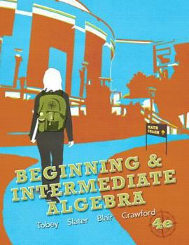 Paperback Beginning and Intermediate Algebra Book