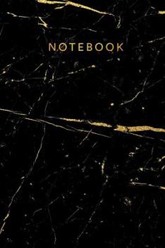 Notebook: Beautiful black marble ? Personal notes ? Daily diary ? Office supplies |  6 x 9 - Regular size notebook | 120 pages | College ruled (Black marbles small)