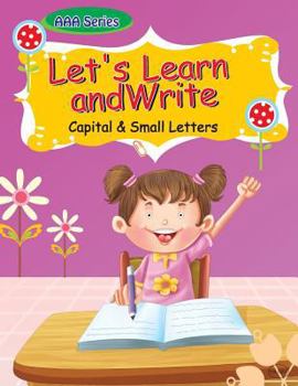 Paperback Let's Learn to Write-Small and Capital Letters Book