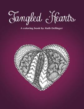 Paperback Tangled Hearts: A coloring book