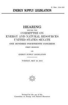 Paperback Energy supply legislation Book