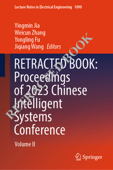 Hardcover Proceedings of 2023 Chinese Intelligent Systems Conference: Volume II Book