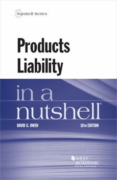 Paperback Products Liability in a Nutshell (Nutshells) Book