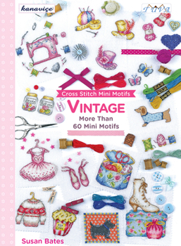 Paperback Cross Stitch Mini Motifs: Vintage Book