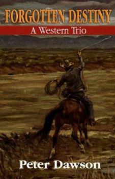 Hardcover Forgotten Destiny: A Western Trio [Large Print] Book