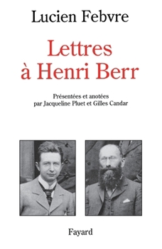 Paperback Lettres à Henri Berr [French] Book