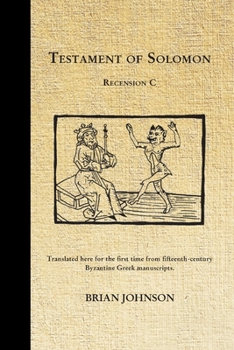 Paperback The Testament of Solomon: Recension C Book