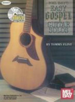 Paperback Easy Gospel Guitar Solos [With Corresponding] Book