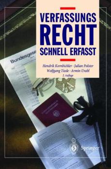 Paperback Verfassungsrecht: Schnell Erfaßt [German] Book