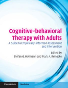 Paperback Cognitive-behavioral Therapy with Adults Book
