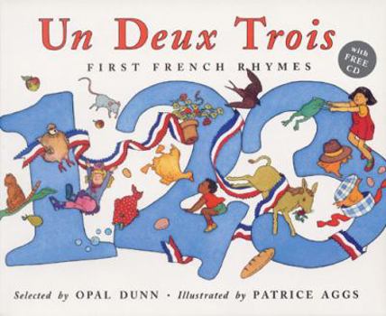 Paperback Un Deux Trois (Dual Language French/English) [With CD] Book