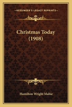 Paperback Christmas Today (1908) Book