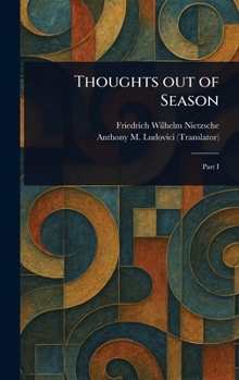 Hardcover Thoughts out of Season Book