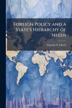 Paperback Foreign Policy and a State's Hierarchy of Needs Book
