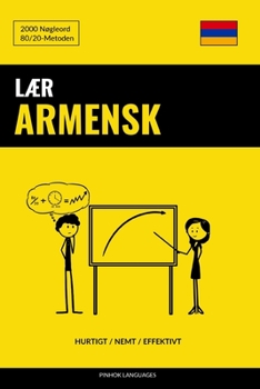 Paperback Lær Armensk - Hurtigt / Nemt / Effektivt: 2000 Nøgleord [Danish] Book
