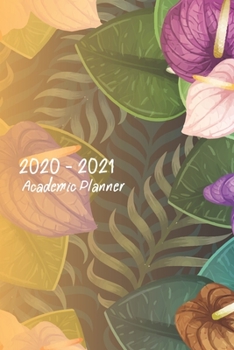 Paperback 2020-2021 Monthly Planner: Academic Weekly & Monthly Pocket Calendar Schedule Organizer, 6" x 9", 148 Pages Book