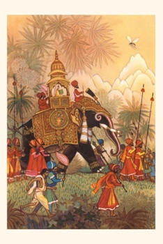 Paperback Vintage Journal Maharini Traveling on Elephant Book