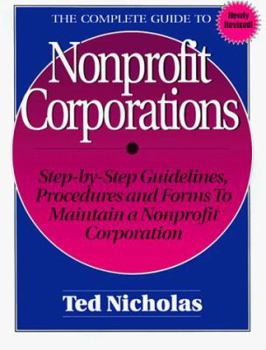 Paperback The Complete Guide to Nonprofit Corporations Book