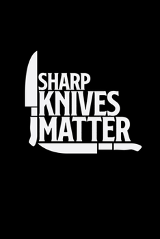 Sharp knives matter: 6x9 Throwing knifes | blank with numbers paper | notebook | notes