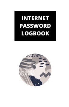 Paperback Internet Password Logbook: (5.5 x 8.5 in, 110 pages): Password Journal, Logbook, Login and Private Information Keeper, Notebook Book
