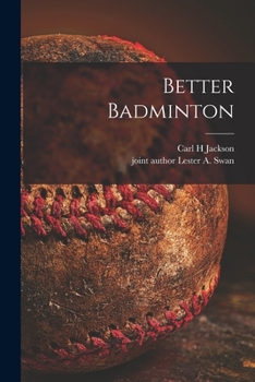 Paperback Better Badminton Book