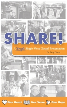 Paperback Share!: A Simple Single-Verse Gospel Presentation Book