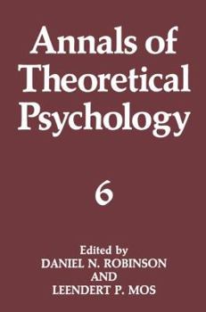 Paperback Annals of Theoretical Psychology Book