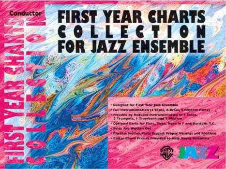Paperback First Year Charts Collection for Jazz Ensemble: Horn in F (Doubles 1st Trombone Part) Book