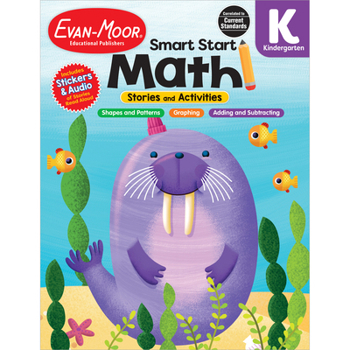 Paperback Smart Start: Math Stories and Activities, Grade K Book