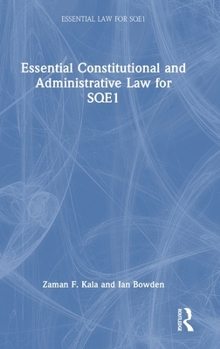 Hardcover Essential Constitutional and Administrative Law for Sqe1 Book