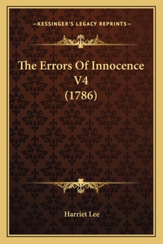 Paperback The Errors Of Innocence V4 (1786) Book