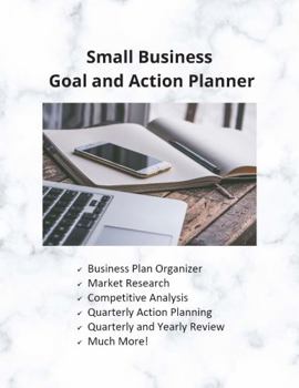 Paperback Small Business Goal and Action Planner Book