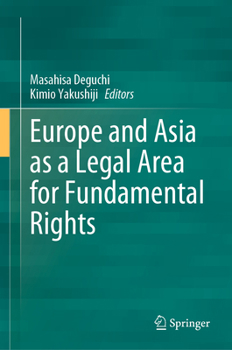 Hardcover Europe and Asia as a Legal Area for Fundamental Rights Book
