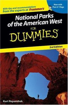 Paperback National Parks of the American West for Dummies [With Post-It Flags] Book