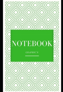 Paperback Notebook: 100 blank pages - green Book