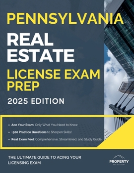 Paperback Pennsylvania Real Estate License Exam Book
