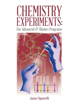 Paperback Chemistry Experiments: For Advanced & Honors Programs Book